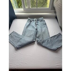 PacSun Womens High Rise Straight Leg Light Wash Denim Jeans Size 23